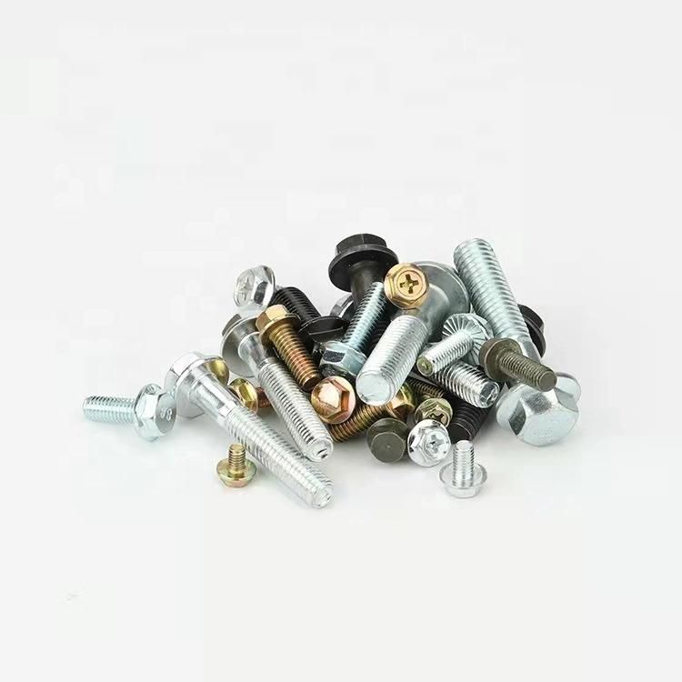 High Strength Bolt DIN6921 Carbon Steel Grade 8.8 10.9 12.9 Hex Head Flang Bolt