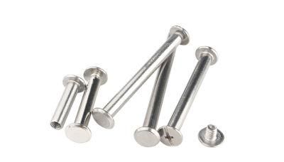 M3m4m5 304 Stainless Steel Rivet Ledger Butt Screw Desk Calendar Cross Lock Combination Screw