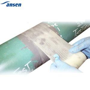 4&prime;&prime; 30&prime;pipeline Mechanical Protection Anti-Corrosion Moisture Cured Wrap Fiberglass Cast Repair Wrap Bandage