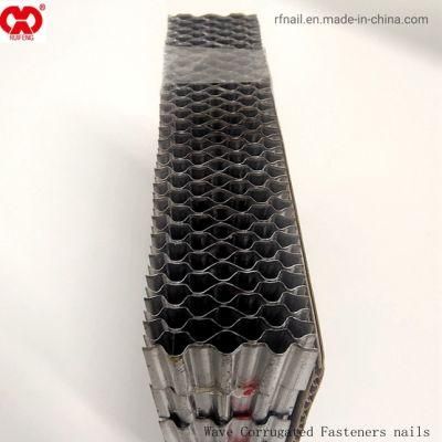 All Kind of Direct Manufacturer in Anhui Galvanized CF Series Wave Corrugated Fasteners Collated Nails.