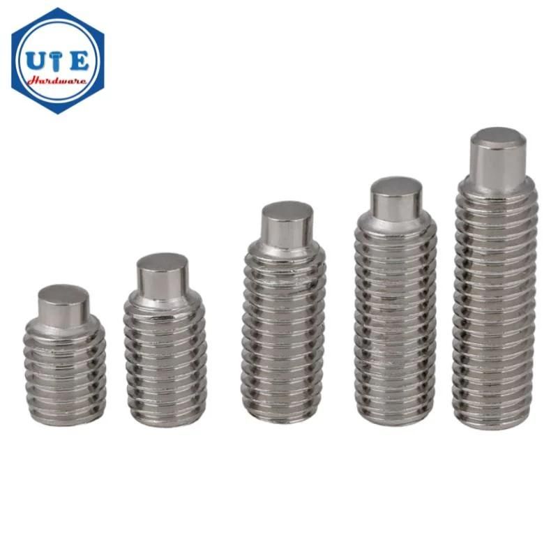 Stainless Steel 304/316 Brass/ Hex Socket Set Screws (Grub screw) DIN913 DIN914 DIN915 DIN916 Grub Screw Brass Slotted Allen Grub Set Screw /DIN551/DIN553