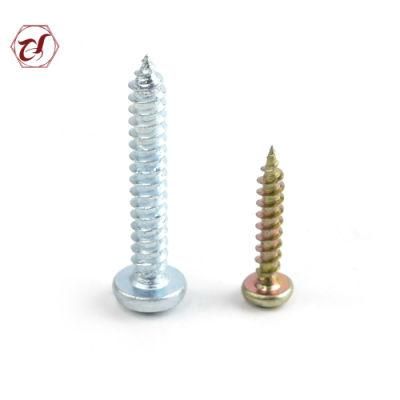 Pan Head Full Thread Yellow Self Tapping Screws