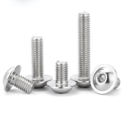 ISO7380-2 Stainless Steel Hexagon Socket Button Head Screws with Collar M3 M4 M5 M6 M8