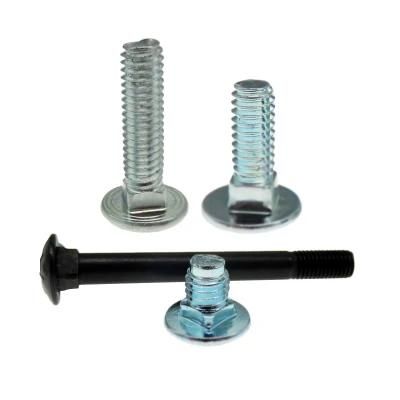 Factory Price Custom Carbon Steel Zinc Plated DIN603 Flat Head Carriage Bolt