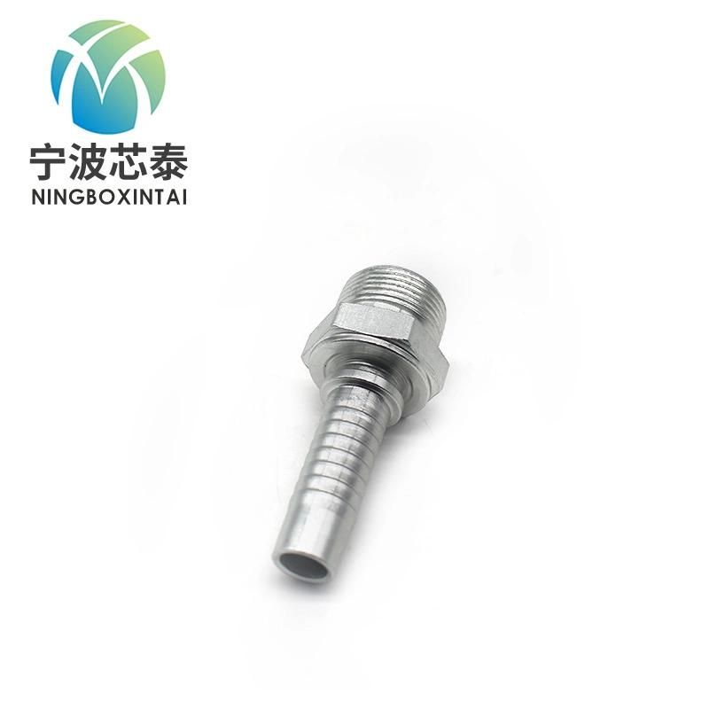 OEM Factory Metric Fitting Male Flat Seal O-Ring Seal Fitting NPT Thread Stainless Steel Hydraulic Adaptor Fitting Hose Connector