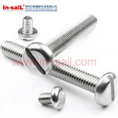 DIN85 ISO1580 Slotted Pan Head Screws