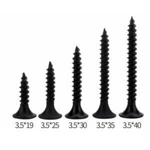 3.5* 25 Drywall Screw, Philips Bugle Head, Fine or Coarse Thread Harden Black or Grey Phospated