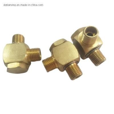 Brass Threaded Elbow 90 Degree Pipe Reducer Copper Fit Male Nipple for Mold Parts