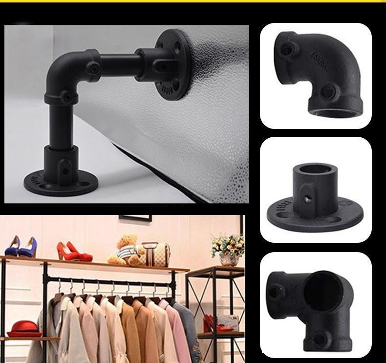 Key Clamp Pipe Fitting Elbow Connector 3 Way 90 Elbow Pipe Fittings