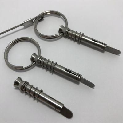 Stainless Steel Drop Nose Pin 6mm Quick Release Lock Pin
