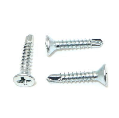 High Quality Zinc Plated Cross Countersunk Self Drilling Screw