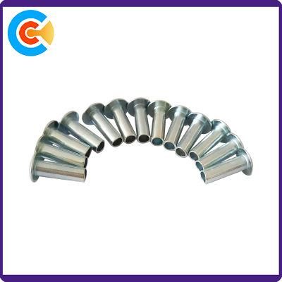 Steel Zinc Plated Mushroom Head Plain Rivet Nut