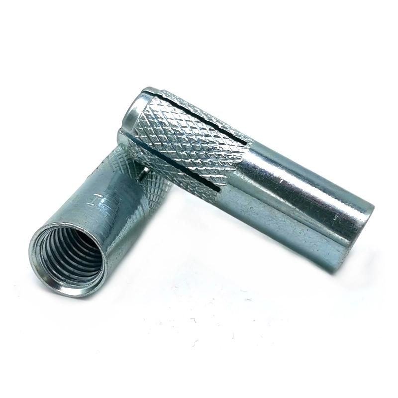 Carbon Steel Zinc Plated Drop in Anchor Bolt with Knurling