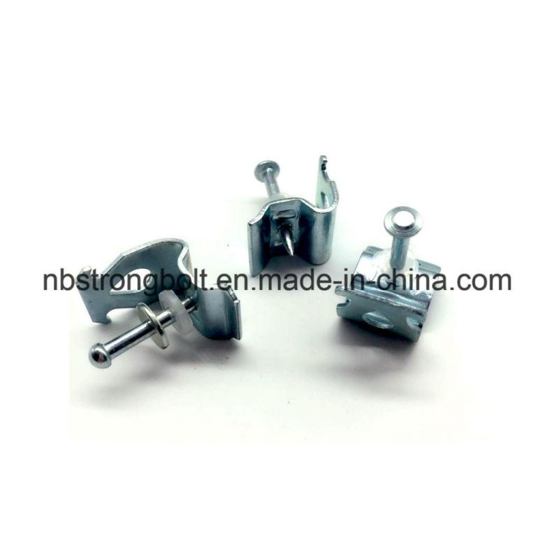 Drive Pin with Angle Ceiling Clip, Shooting Nail