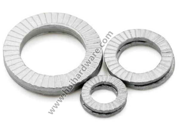 DIN25201 Double Fold Self-Locking Washer with Dacromet