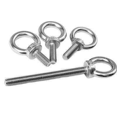 M3 M5 M10 A4-70 A4-80 Stainless Steel SS304 SS316 Lifting Ring Hook Eye Bolt DIN444