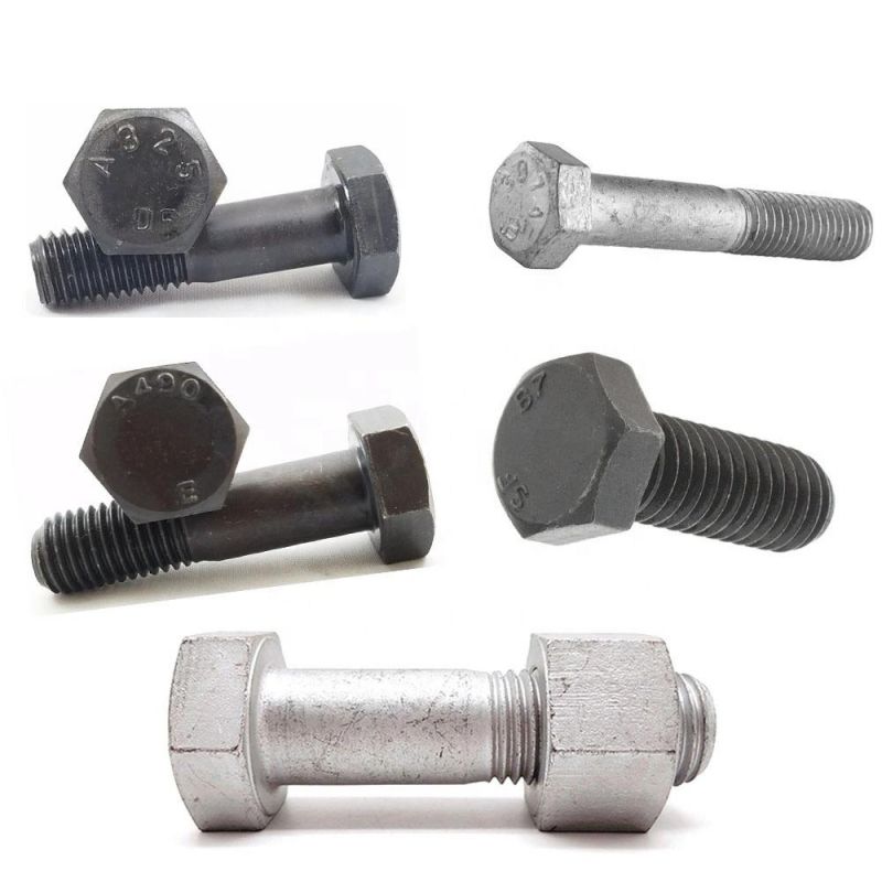 ASME Hex Head Bolt Unc Unf A490 A325 Standard Hex Bolt