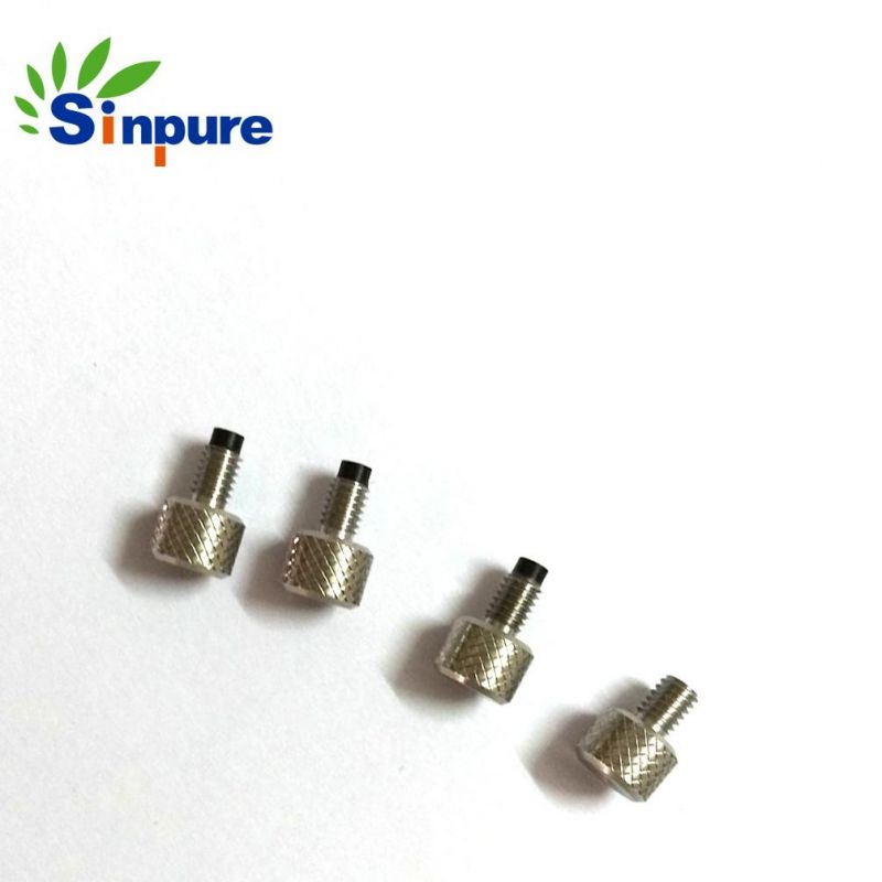 Customized Stainless Steel Auto Knurling Head M3 Captive Thumb Screw