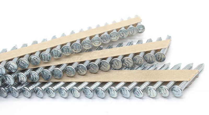 34 Degree Galvanized Collated Joist Hanger Nails for Joist Hangers, Seismic