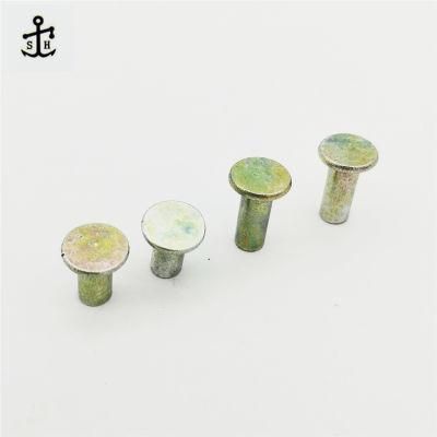 Custom Cheap Steel Miniature Semi Tubular Metal Rivet Remaches for Furniture China