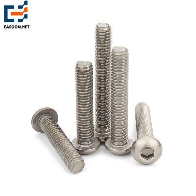 Pan Head Ta2 Bolt High Quality Titanium Bolt with Hex Socket Tc4 Gr5 Bolt