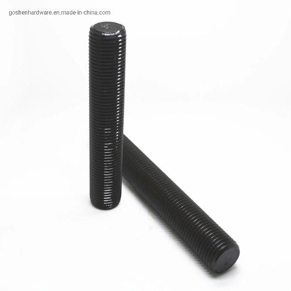 Carbon Steel M2-M52 Black Stud Bolt Threaded Rod