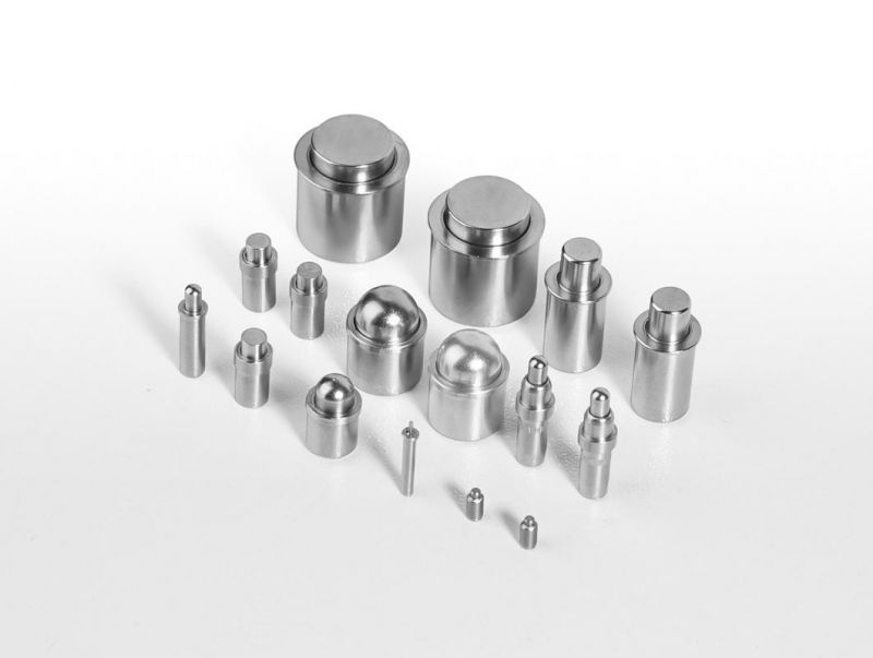 SUS304 Cylindrical Ball Spring Plunger Unthreaded Spring Loaded Plunger