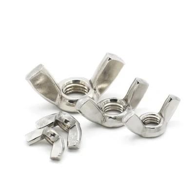 M8 M10 SS304 Butterfly Nuts Precision Casting DIN315 Stainless Steel Wing Nut for Screw
