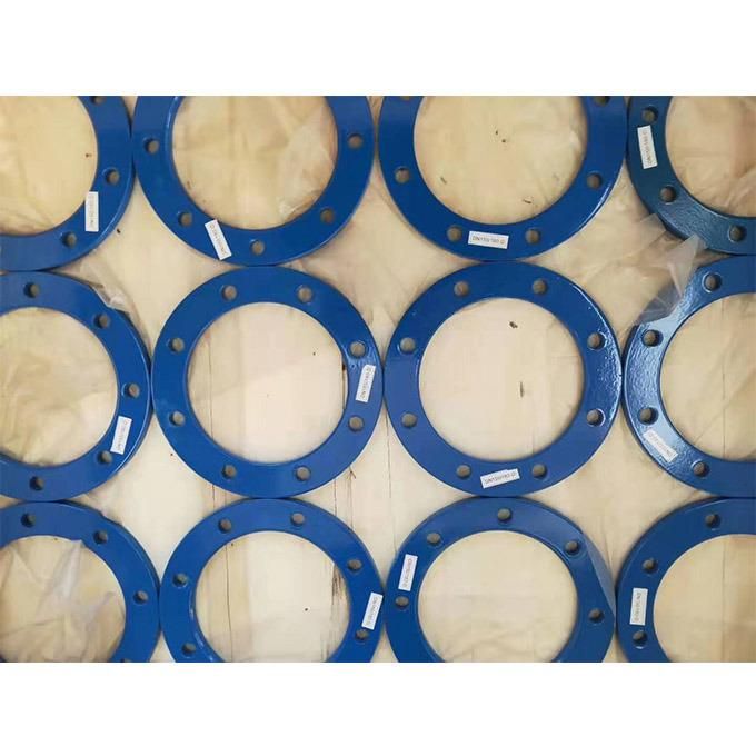 Custom Carbon Steel Blue Painting Plate Flange