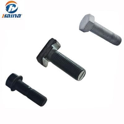 High Quality Grade 8.8 Hot DIP Galvanized Hex Bolts/Hdp T-Bolts/Black Hex Head Bolts