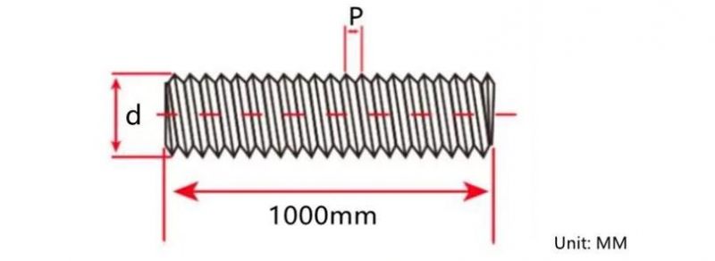 China Suppliers Long Stainless Steel Full Threaded Rod with Different Types of Carbon/Stainless Steel Thread Bar