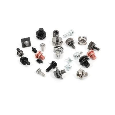 Square Washer Attached Sems M4X8 Pan Head Combination Screws