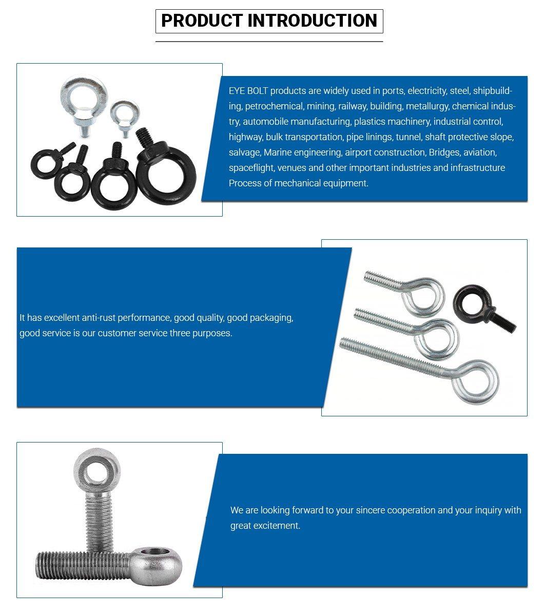 Hot Selling Products DIN444 Carbon Steel Eye Bolt
