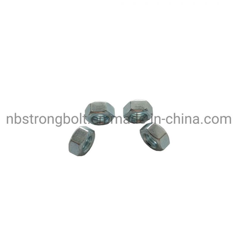 DIN439 Hexagon Thin Nut Class 8 with Zinc Plated Cr3+ M12