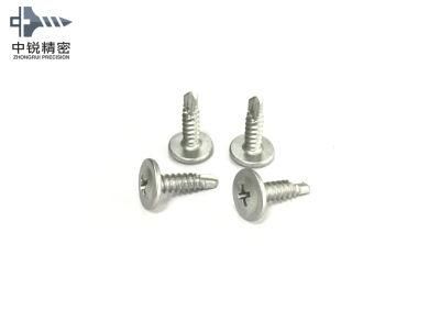 Button Head Self Drilling Screws with Nickle Coated in Surface in Size 4.2X19mm Good Quality Carbon Steel Self Drilling Screw
