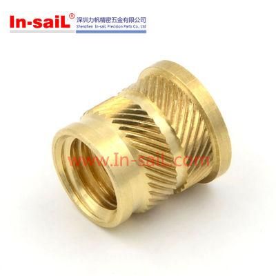 Threaded Brass Insert Knurled Nut