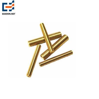 Full Thread Threaded Rod mm4X1000 Brass Stud Bolt and Nut