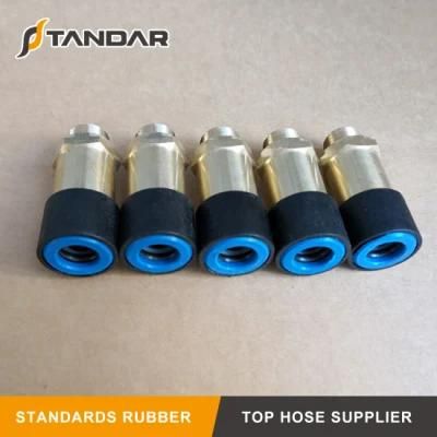 Plastic Pneumatic Copper Bulkhead with Push-in Coupling