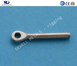 AISI316 Stainless Steel Wire Rope Swage Eye Terminal