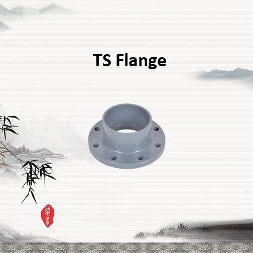 PVC Faucet Flange with Rubber Ring Joint for Water Supply