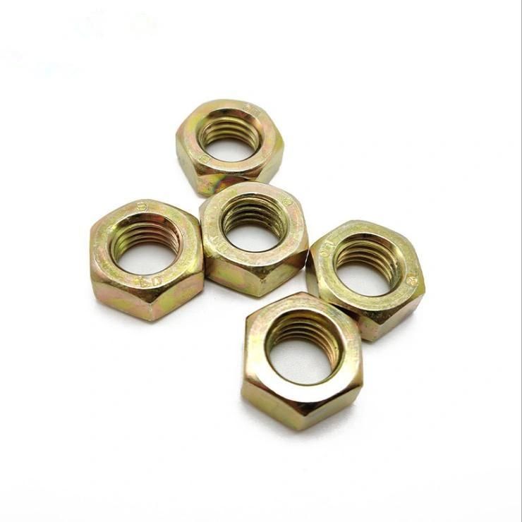 Fastener Wholesales DIN934 Hex Nuts and Bolts Carbon Steel M12 M16 M18 M20 M22 M24 Black/Plain/Zinc Plated 4.8/6.8/8.8 with Good Quality