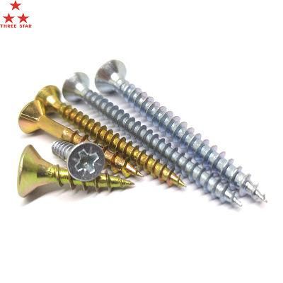 Angola Tanzania Colombia Market/Big Discount Chipboard Screws for Wood Pozi Drive Double Csk Head