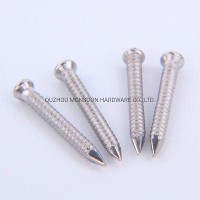 Stainless Steel Plain Head Full Ring Shank Nails