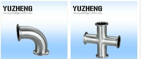 Sanitary Stainless Steel Pipe Clamp End Tee