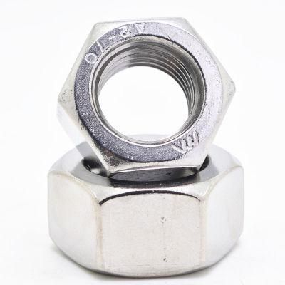 China Hex Nut and Stainless Steel SS304 SS316 DIN934 Hex Head Nut M6 M8 M10 Different Types of Nut