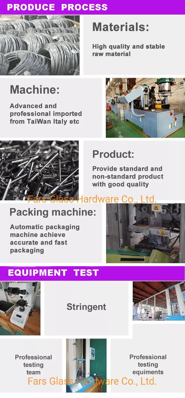High Quality Stainless Steel Closed End Type Pop Rivets