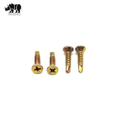 Free Sample Stainless Steel Phillips Countersunk Flat Head DIN7504p Self Drilling Concrete Screw