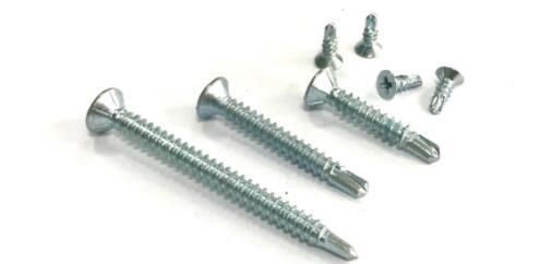 Phillips Flat Head Self Drilling Screws with Blue Zinc Plated in Size 3.9X32mm Packed with Bulk Cartons High Quality Carbon Steel Made Drilling Screws