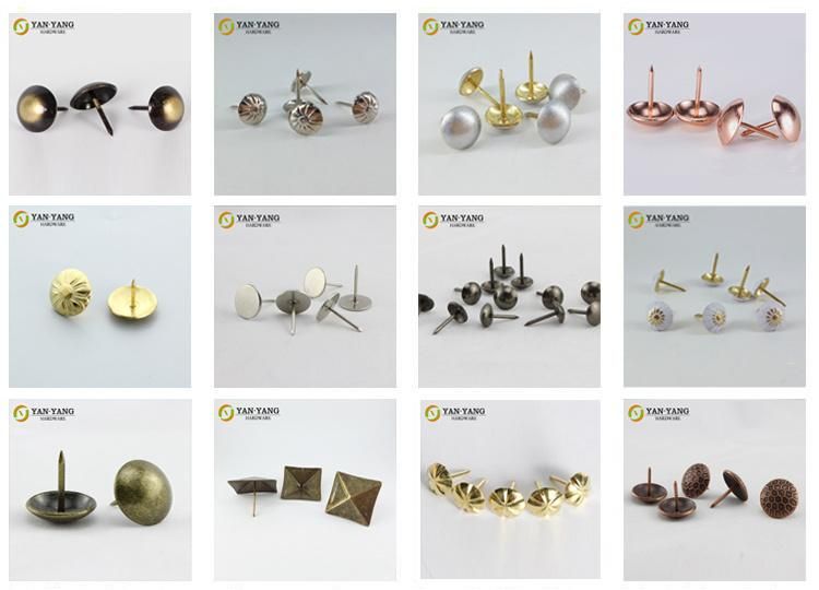 High Qualtiy 18mm Copper Color Round Sofa Decorative Upholstery Nails