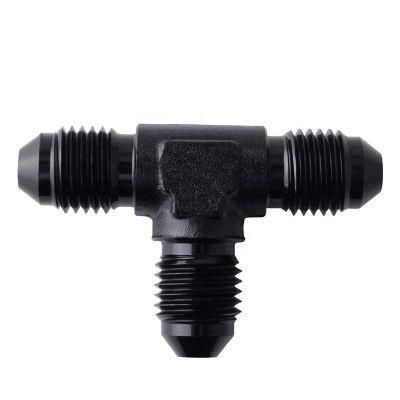 An4 Male Flare Union Tee T-Piece Fitting Adapter Aluminum